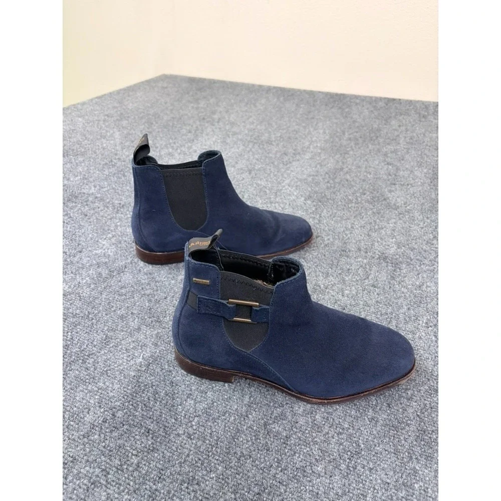 Dubarry Monaghan Womens Suede Ankle Boot Navy Blue Gore Tex Size 40 (US 9.5)